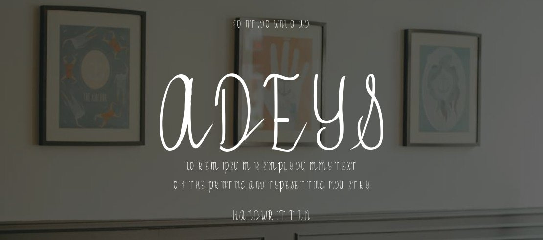 ADEYS Font