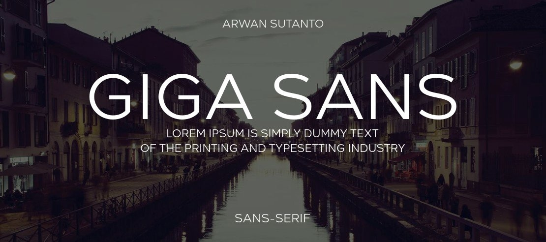 Giga Sans Font Family