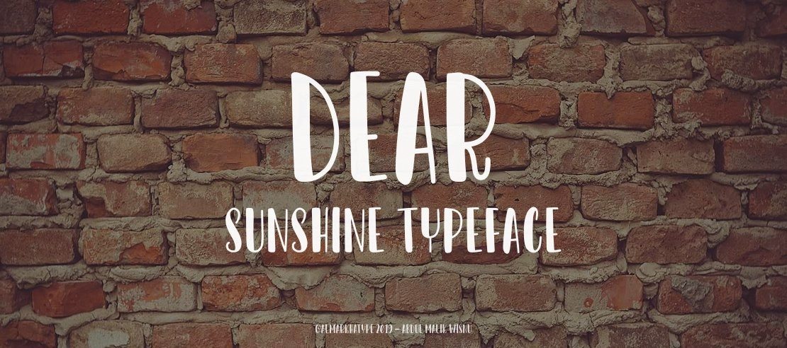 Dear Sunshine Font