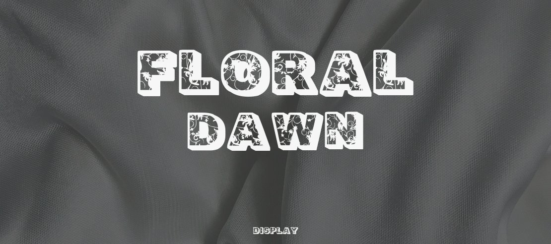 Floral Dawn Font