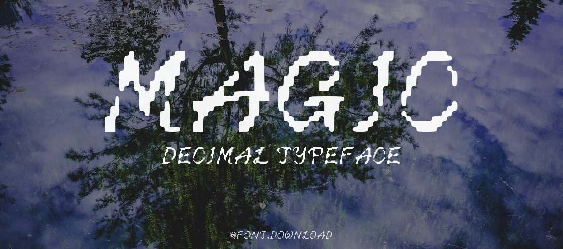 Magic Decimal Font