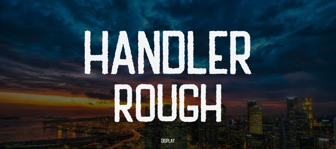 HANDLER Rough Font