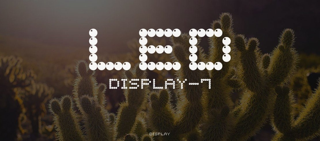 LED Display-7 Font