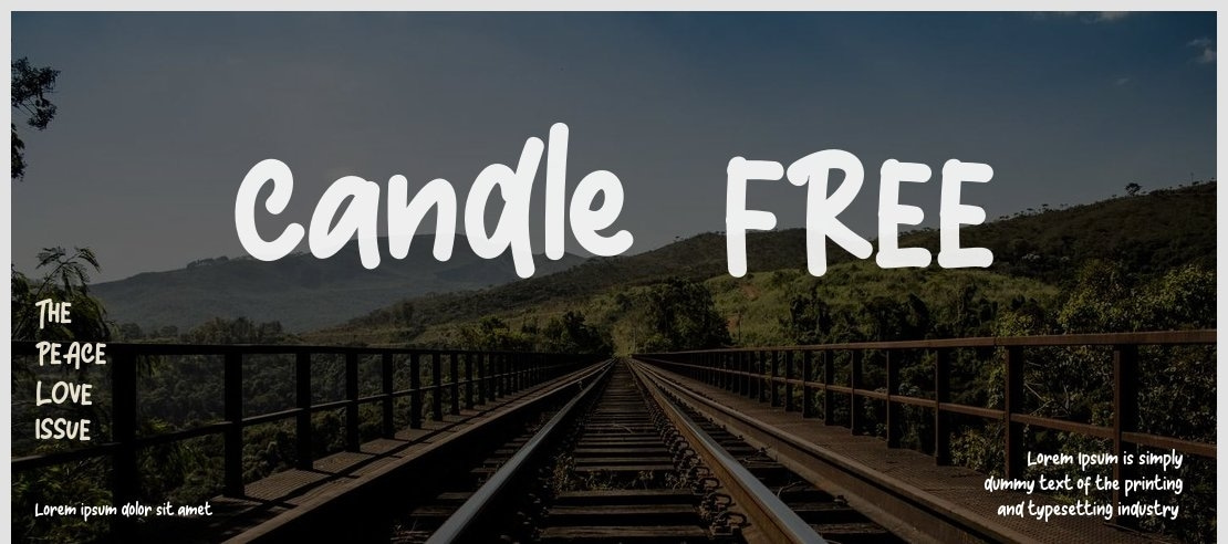 Candle  FREE Font