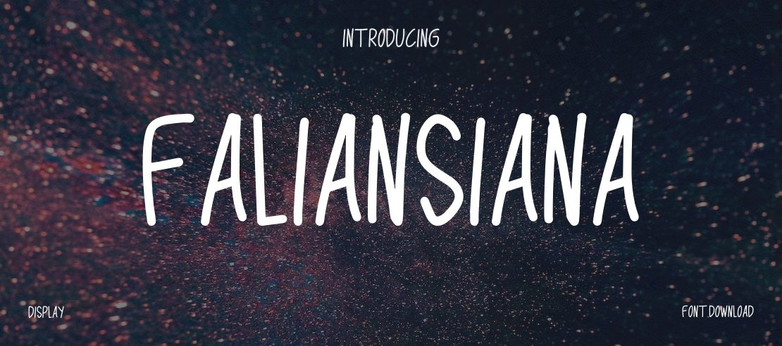 Faliansiana Font