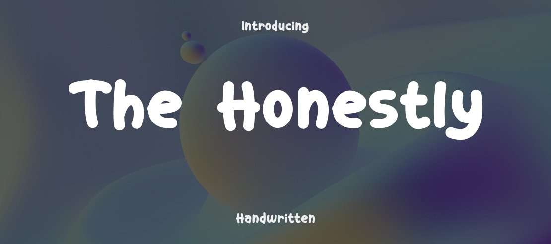 The Honestly Font