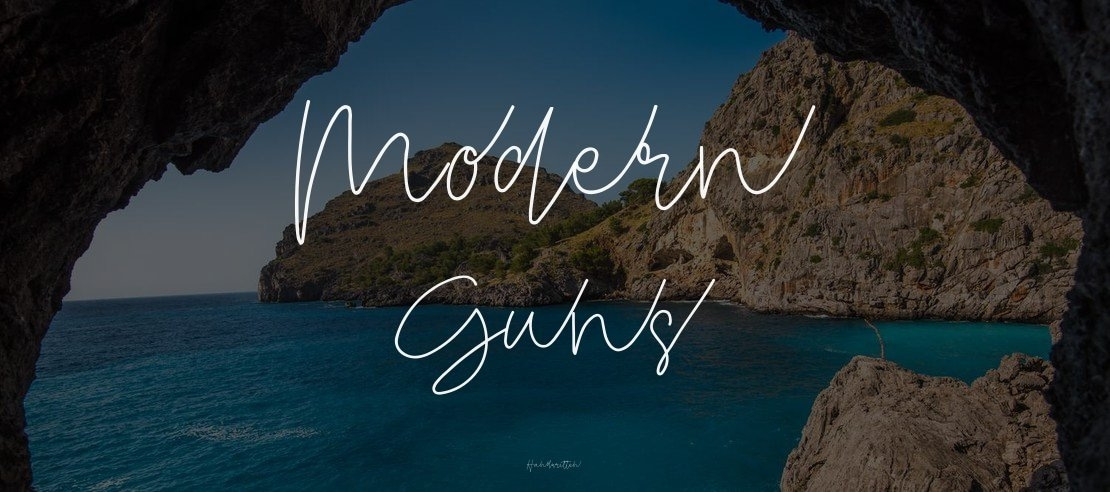 Modern Guns Font