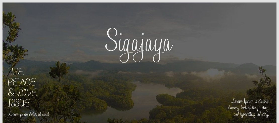 Sigajaya Font