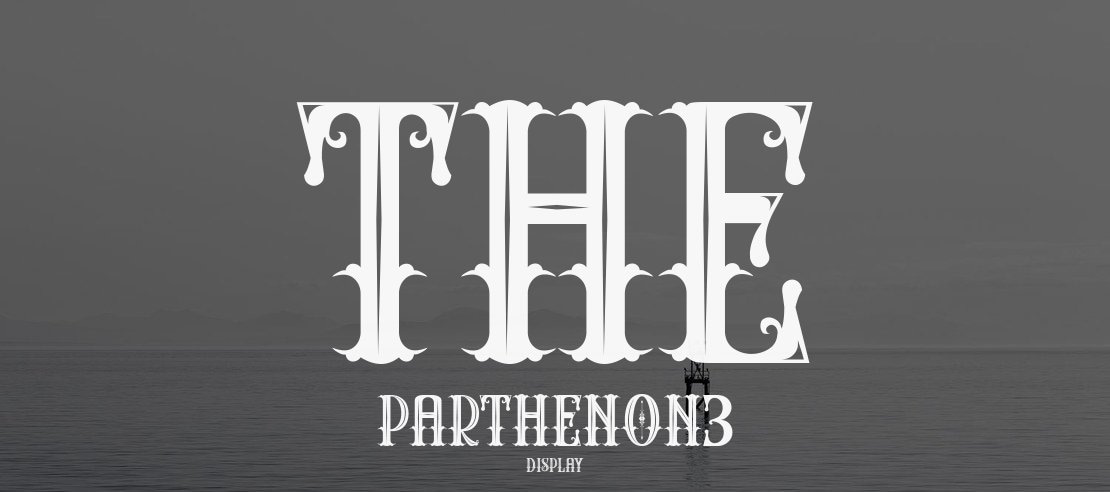 THE PARTHENON3 Font Family