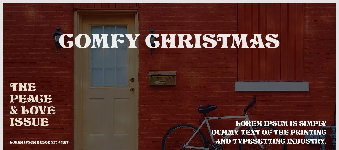 Comfy Christmas Font Family