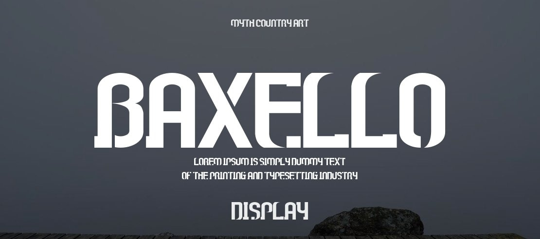 Baxello Font