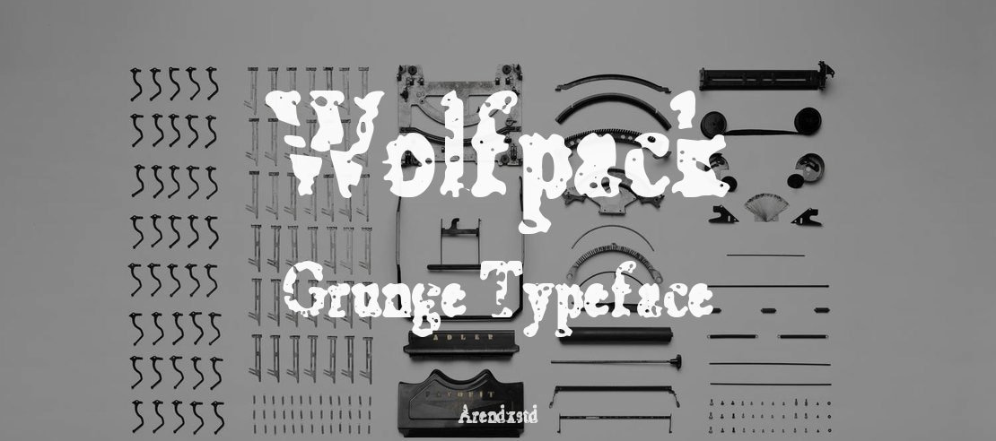 Wolfpack Grunge Font