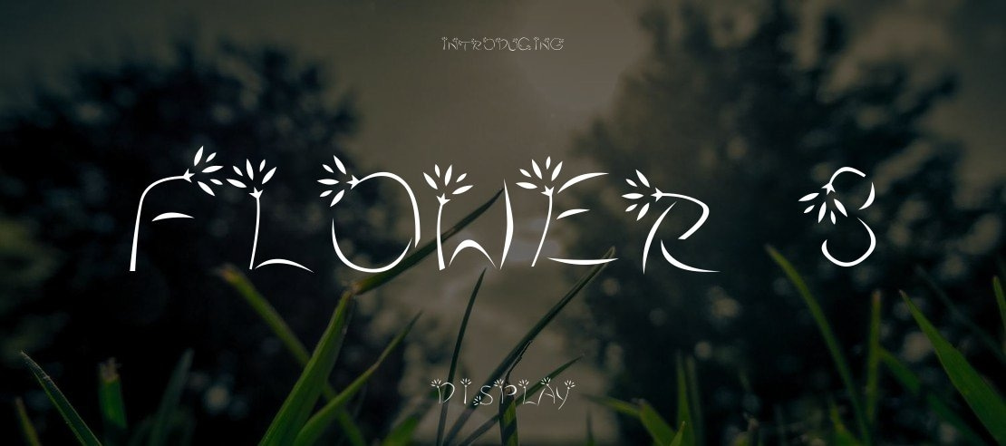 Flower 3 Font