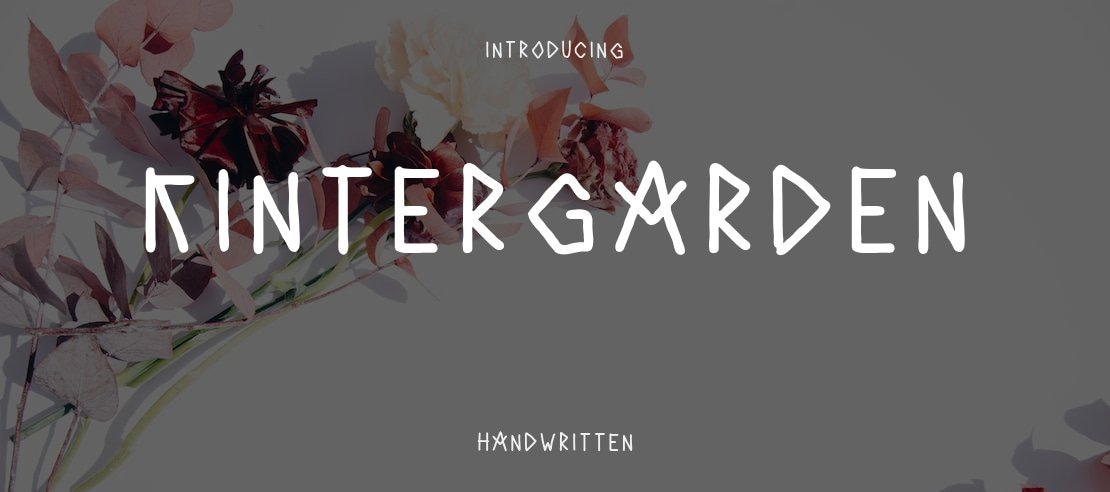 kintergarden Font