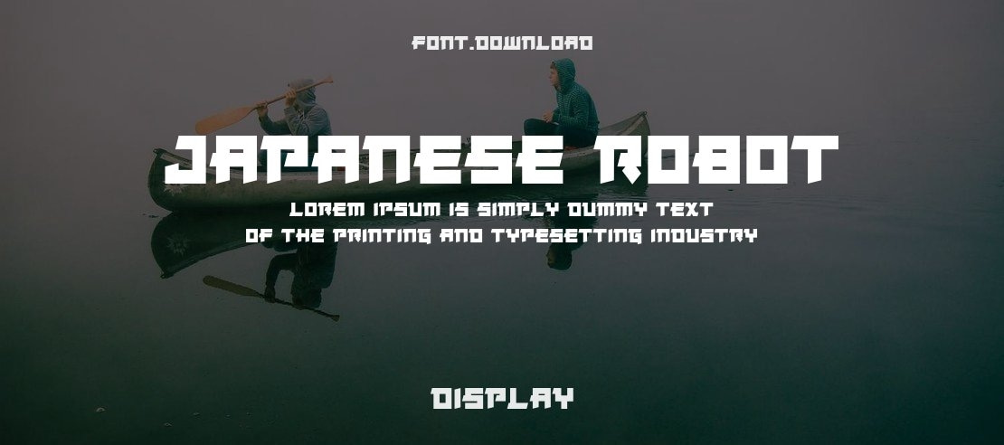 Japanese Robot Font Family