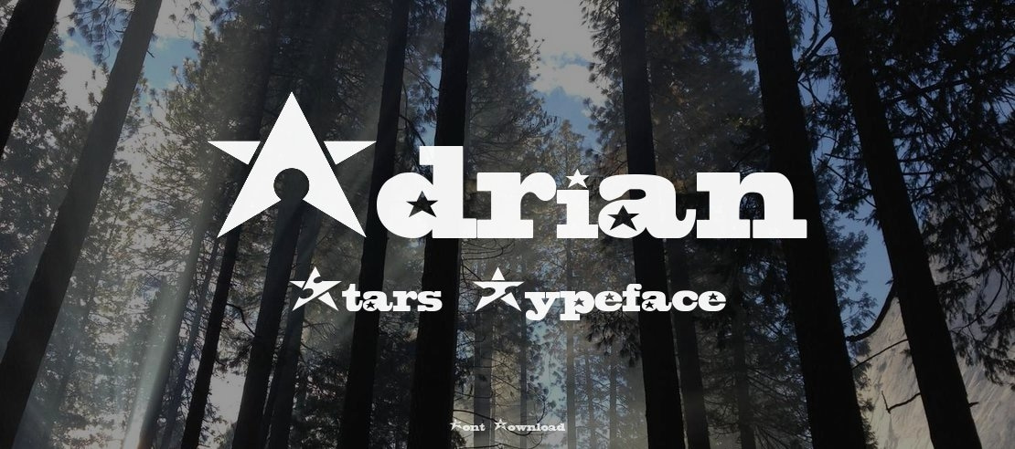 Adrian Stars Font