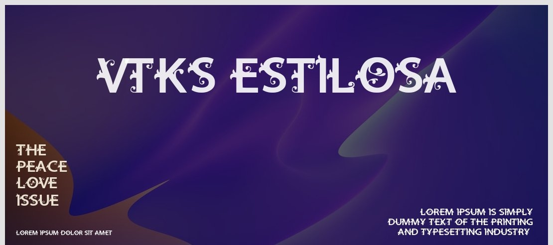 VTKS Estilosa Font