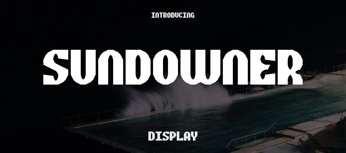 Sundowner Font