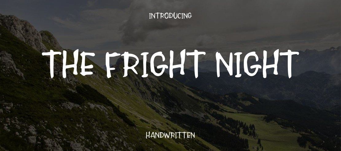 The Fright Night Font