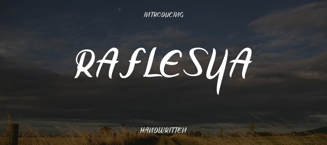 Raflesya Font