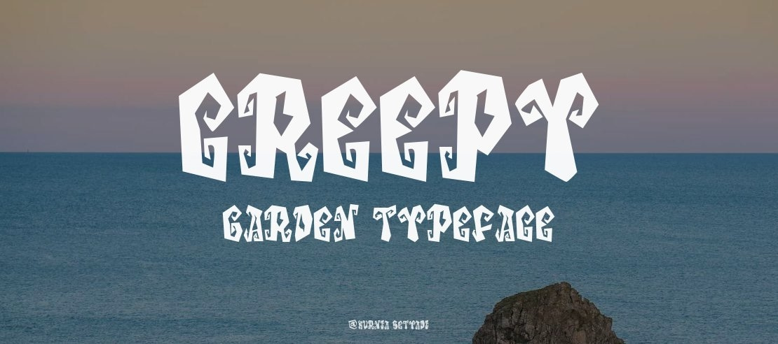 Creepy Garden Font