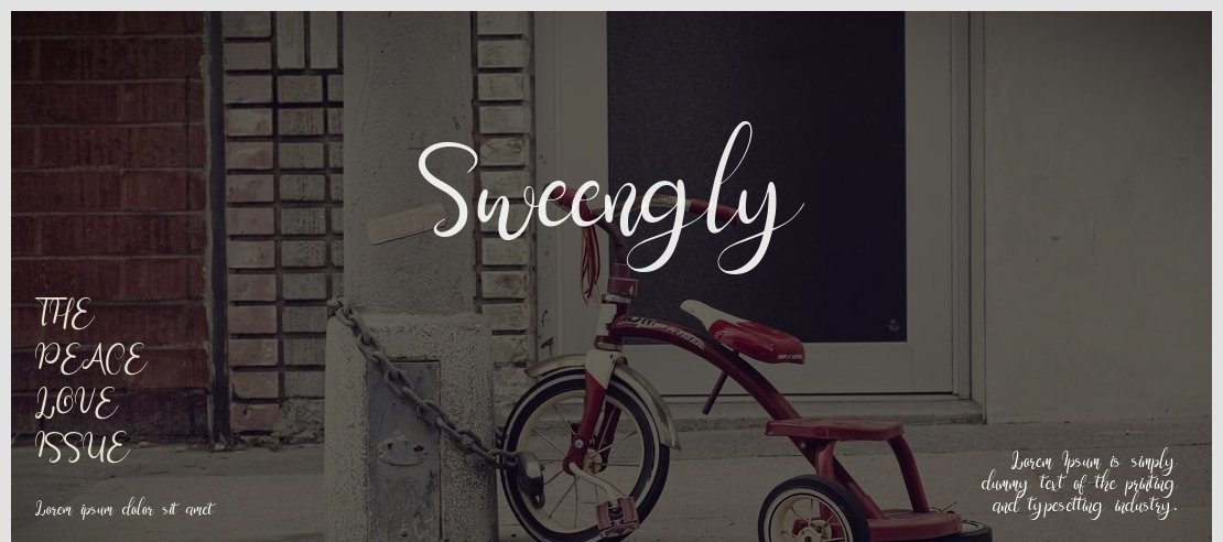 Sweengly Font