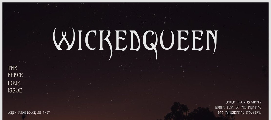 wickedqueen Font