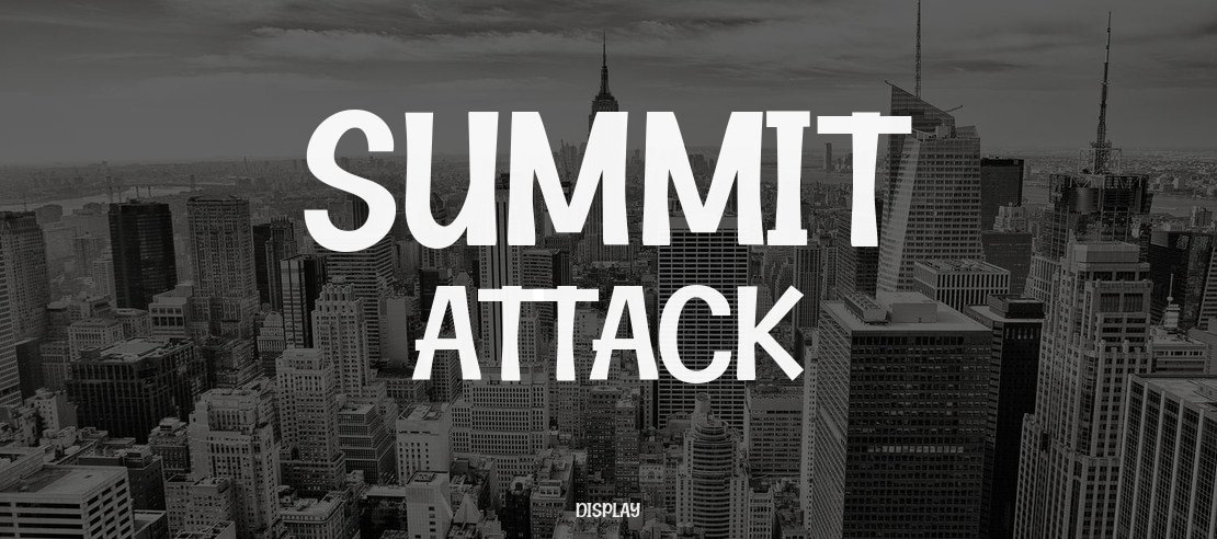 Summit Attack Font