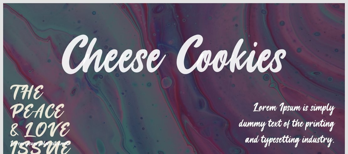 Cheese Cookies Font