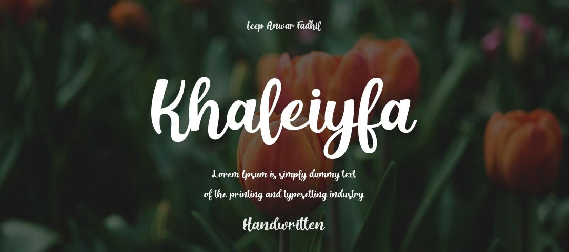 Khaleiyfa Font