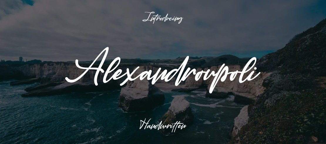 Alexandroupoli Font