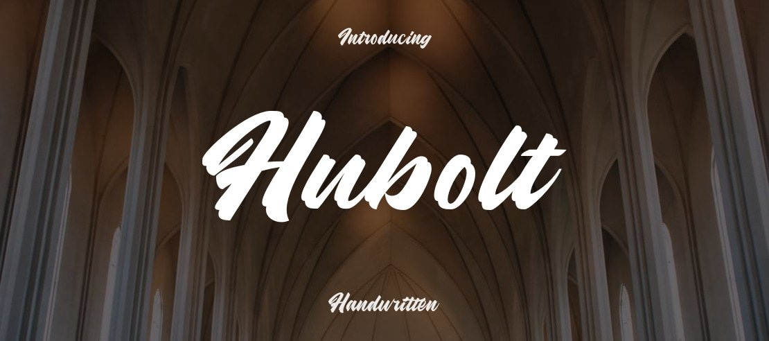 Hubolt Font