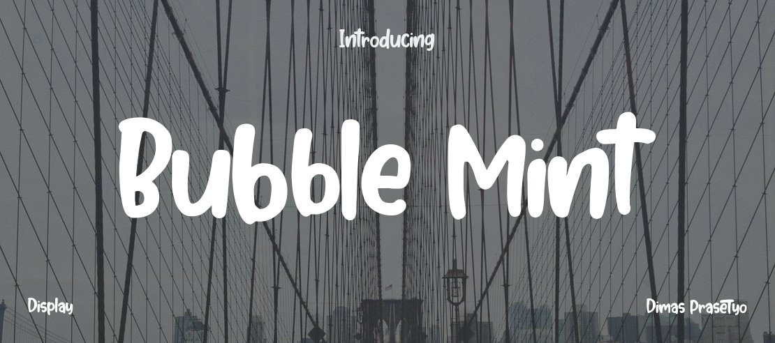 Bubble Mint Font