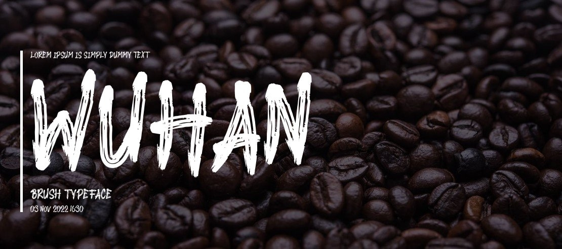 WUHAN BRUSH Font