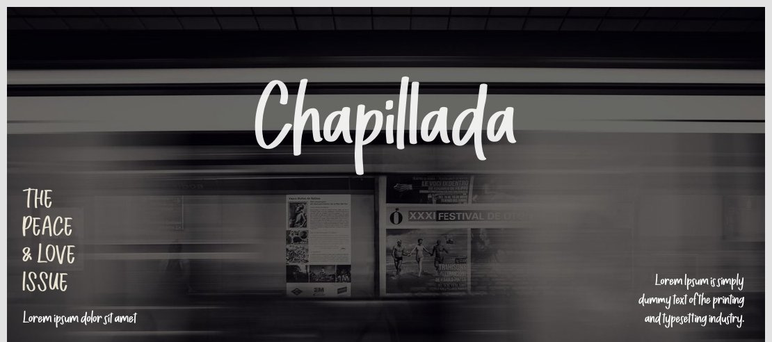 Chapillada Font