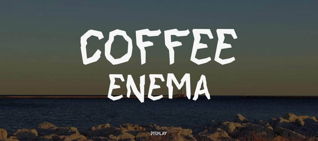 Coffee Enema Font Family