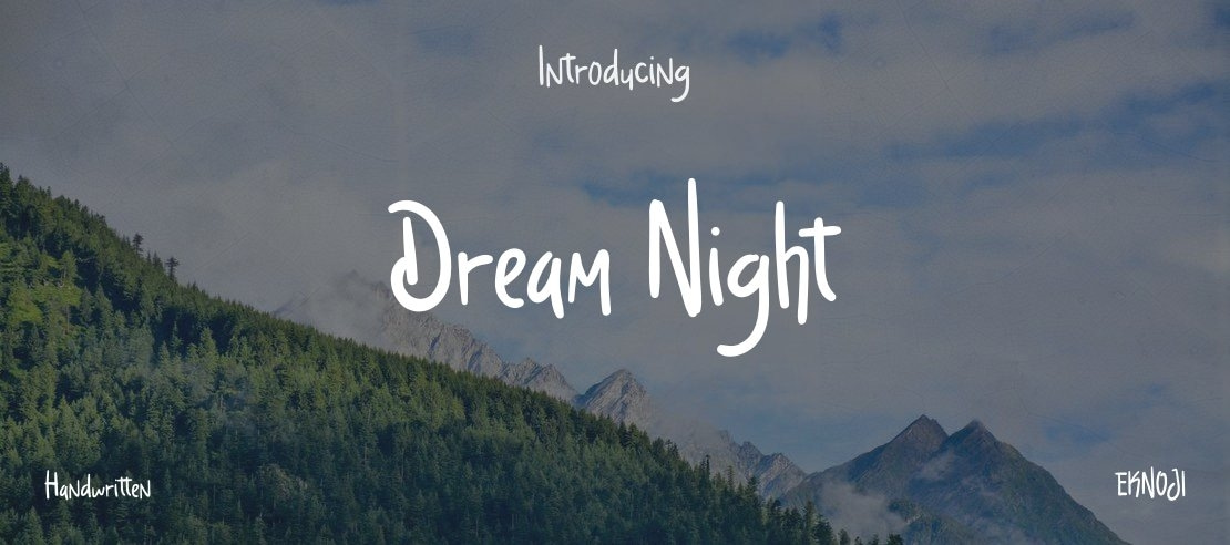 Dream Night Font