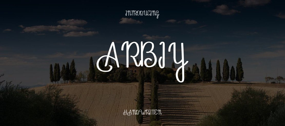 Arbiy Font