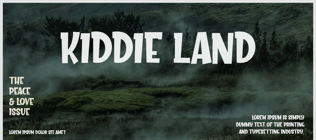 Kiddie Land Font