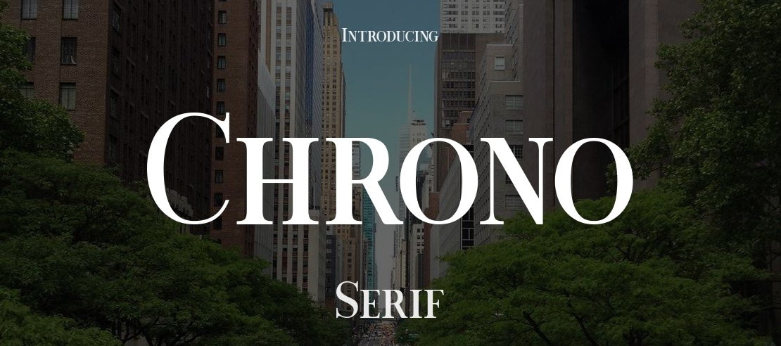 Chrono Font Family
