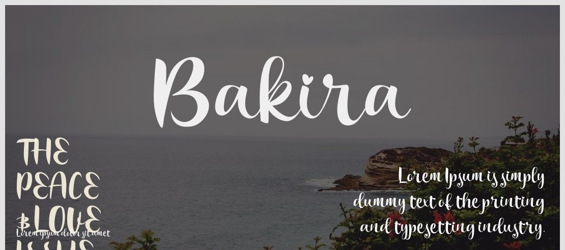 Bakira Font