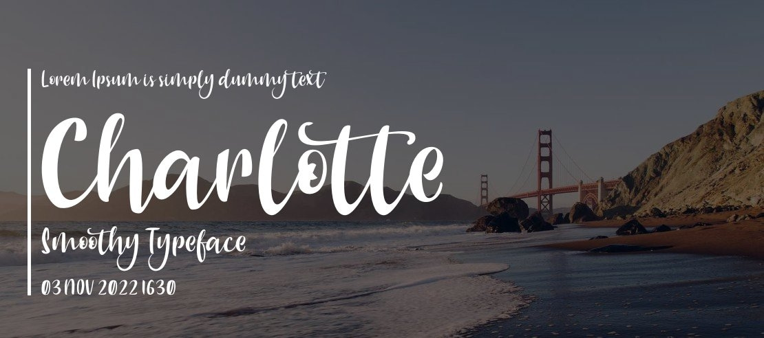 Charlotte Smoothy Font