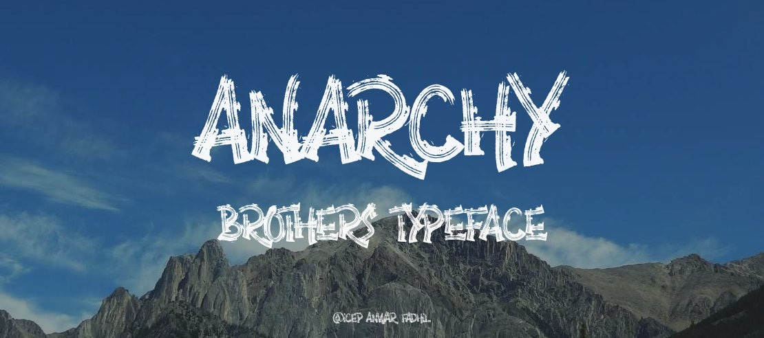 Anarchy Brothers Font