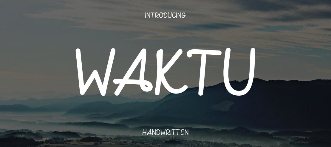 WAKTU Font