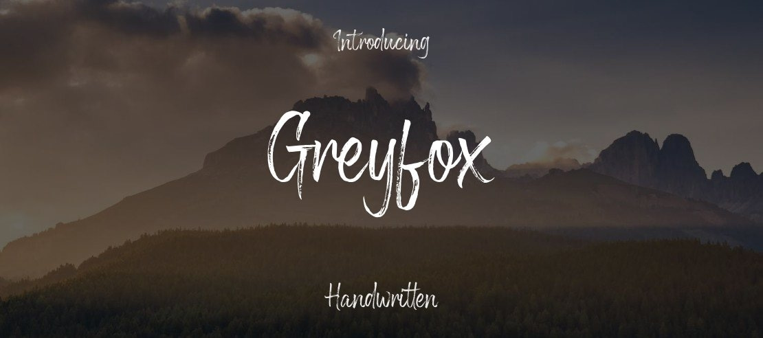 Greyfox Font