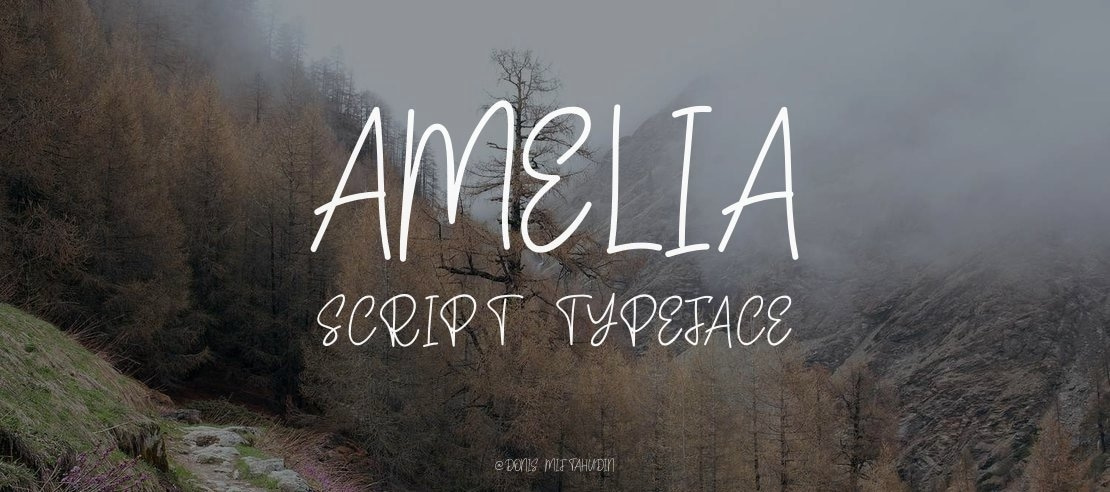 Amelia Script Font