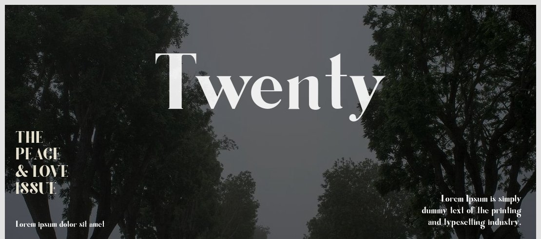Twenty Font