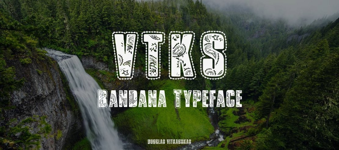 VTKS Bandana Font
