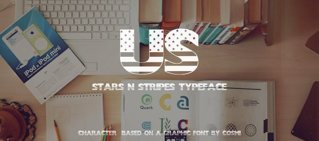 US Stars N Stripes Font