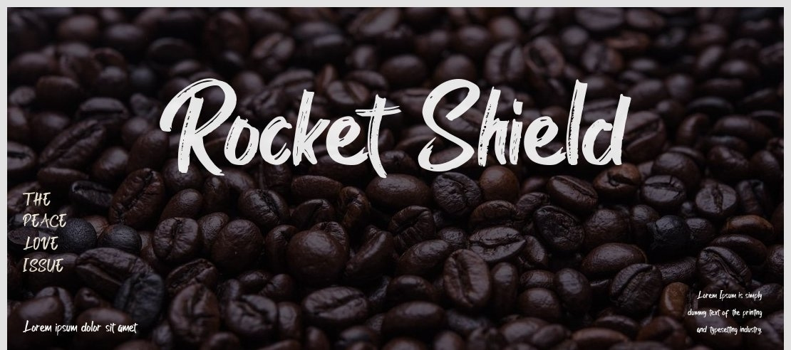 Rocket Shield Font Family